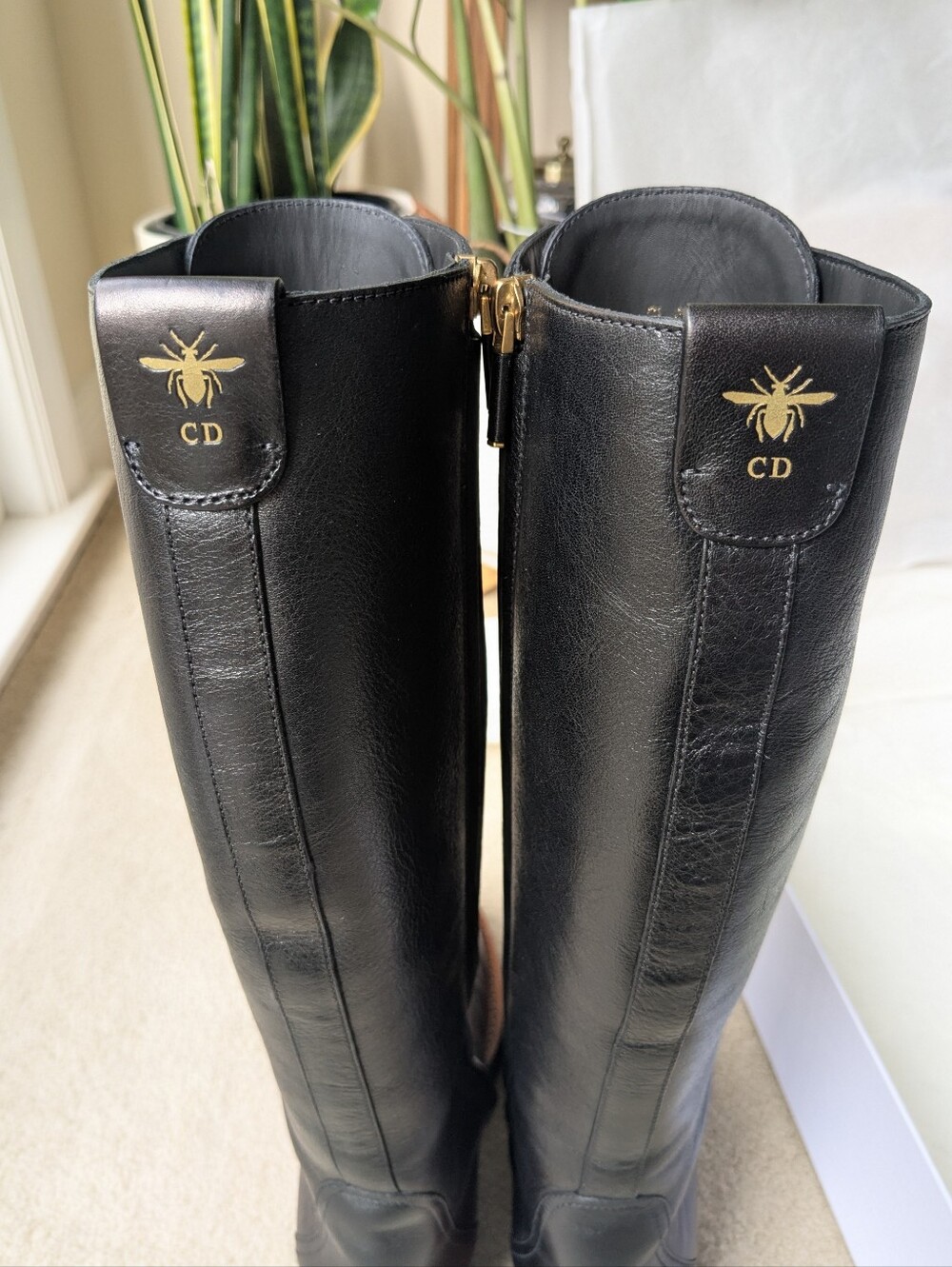 Christian Dior Wildior Leather Combat Boots - size 36.5 - Picture 6 of 13